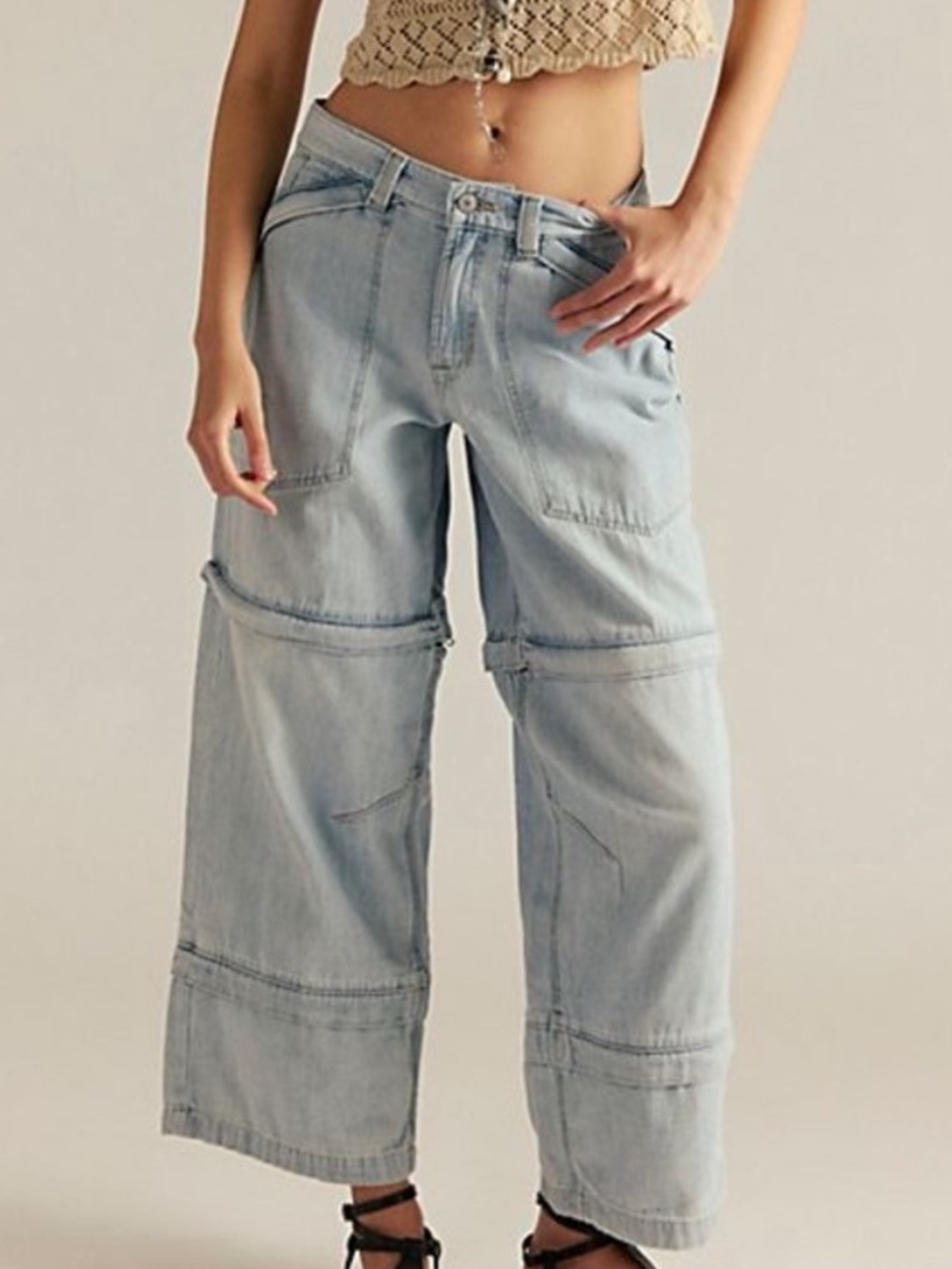 NWOT we the free trailblazer slouchy jeans